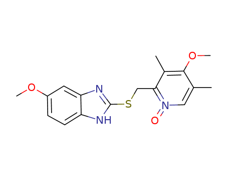 4-methoxy-2-(((5-methoxy-1H-benzo[d]imidazol-2-yl)thio)methyl)-3,5-dimethylpyridine 1-oxide