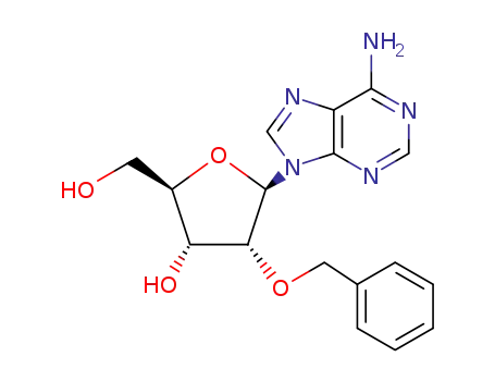 Molecular Structure of 35638-82-5 (Adenosine, 2'-O-(phenylmethyl)-)