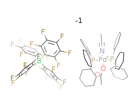 trans-[Pd(OAc)(P(Cy)3)2(MeCN)][B(C6F5)4]
