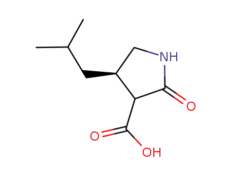 (S)-4-isobutyl-2-oxo-pyrrolidine-3-carboxylic acid
