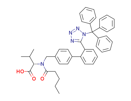(S)-3-methyl-2-(N-((2'-(1-trityl-1H-tetrazol-5yl)biphenyl-4-yl)methyl)pentanamido)butanoic acid
