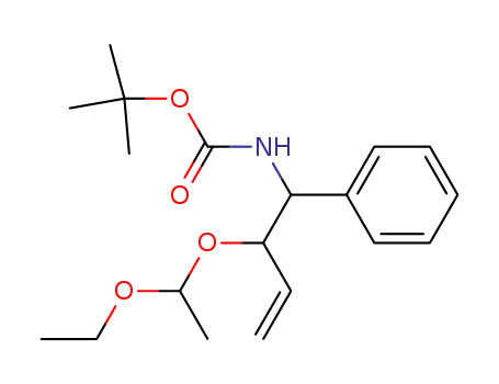 1-phenyl-1-t-butoxycarbonylamino-2-(1-ethoxyethoxy)but-3-ene