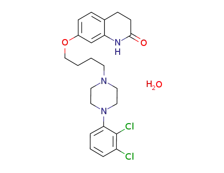 2(1H)-Quinolinone,
7-[4-[4-(2,3-dichlorophenyl)-1-piperazinyl]butoxy]-3,4-dihydro-,
monohydrate