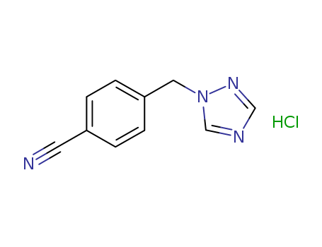 Benzonitrile, 4-(1H-1,2,4-triazol-1-ylmethyl)-, monohydrochloride