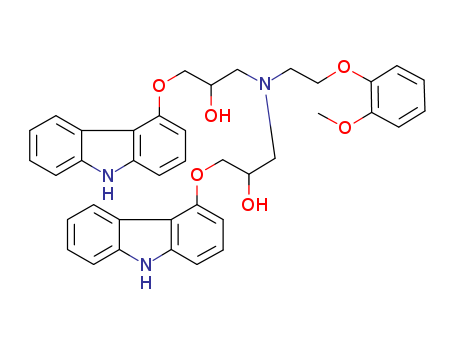 Carvedilol Related Compound B (15 mg) (3,3'-(2-(2-methoxyphenoxy)ethylazanediyl)bis(1-(9H-carbazol-4-yloxy)propan-2-ol))