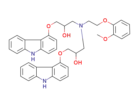 Molecular Structure of 918903-20-5 (Carvedilol Bis-carbazole)