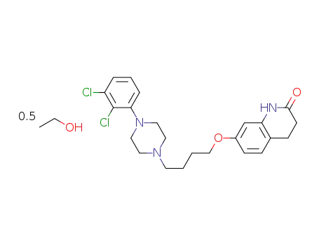 7-[4-[4-(2,3-dichlorophenyl)-1-piperazinyl]butoxy]-3,4-dihydro-2(1H)-quinolinone ethanol hemisolvate