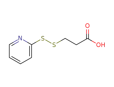 Molecular Structure of 68617-64-1 (3-(2-Pyridyldithio)propanoic Acid)