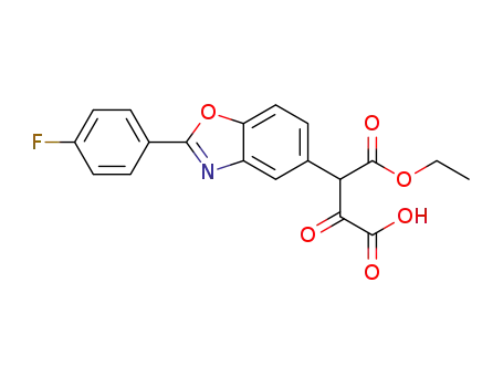 ethyl 2(4-fluorophenyl)5-benzoxazole oxalacetate