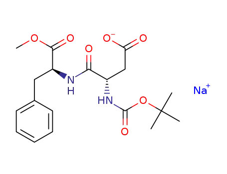 N-[(1,1-dimethylethoxy)carbonyl]-(L)-α-aspartyl-(L)-phenylalanine methyl ester mono(sodium) salt