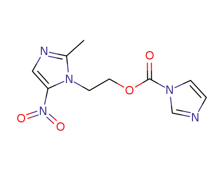 Molecular Structure of 877865-57-1 (1H-Imidazole-1-carboxylic acid,
2-(2-methyl-5-nitro-1H-imidazol-1-yl)ethyl ester)