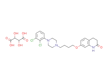7-{4-[4-(2,3-dichlorophenyl)-1-piperazinyl]butoxy}-3,4-dihydrocarbostyril DL-tartrate