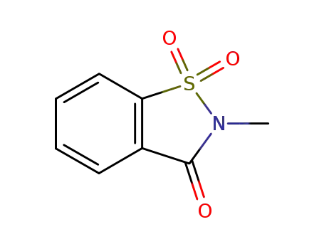 Molecular Structure of 15448-99-4 (N-METHYLSACCHARIN)