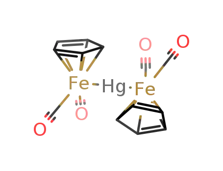{(η-cyclopentadienyl)Fe(CO)2}2Hg