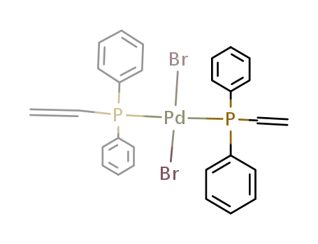 trans-dibromobis(diphenylvinylphosphine)palladium(II)