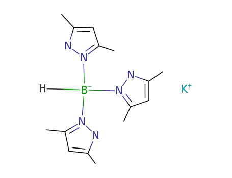 Molecular Structure of 17567-17-8 (POTASSIUM HYDROTRIS(3,5-DIMETHYLPYRAZOL-1-YL)BORATE)