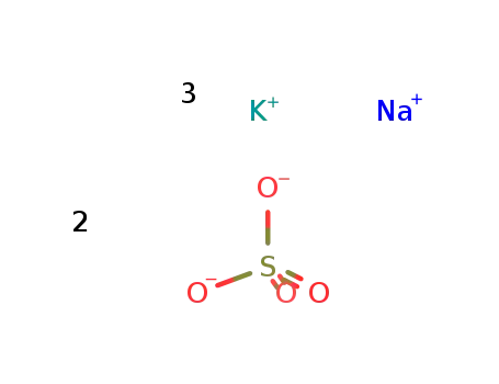 tripotassium sodium bis(sulfate)