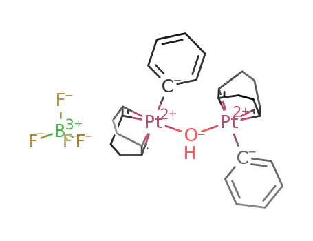 [(Pt(Ph)(1,5-cyclooctadiene))2(μ-OH)](BF4)