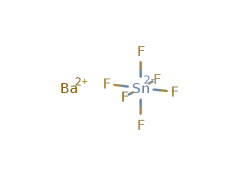 Ba(2+)*SnF6(2-)=Ba{SnF6}