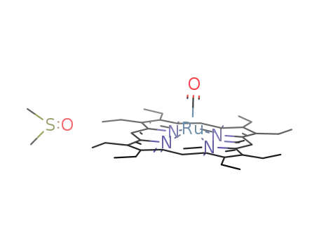 2,3,7,8,12,13,17,18-octaethyl-21H,23H-porphyrin-ruthenium(II)-carbonyl-dimethylsulfoxide