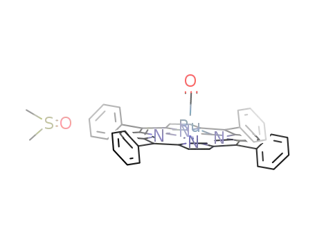 5,10,15,20-tetraphenyl-21H,23H-porphyrin-ruthenium(II)-carbonyl-dimethylsulfoxide