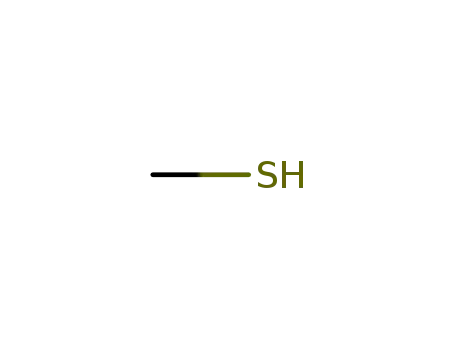 Molecular Structure of 74-93-1 (Methanethiol)