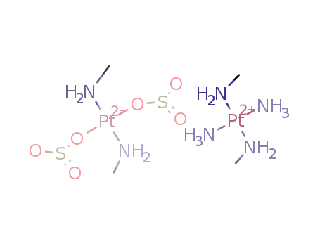 {Pt(methylamine)2(NH3)2}{Pt(methylamine)2(SO3)2}