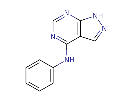 1H-Pyrazolo[3,4-d]pyrimidin-4-amine, N-phenyl-