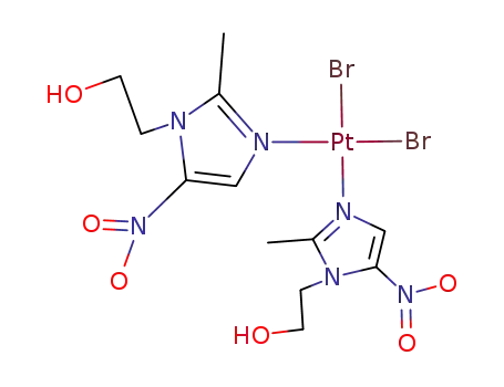 cis-Pt(metronidazole)2Br2