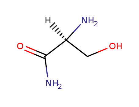 Molecular Structure of 6791-49-7 ((S)-2-amino-3-hydroxypropionamide)