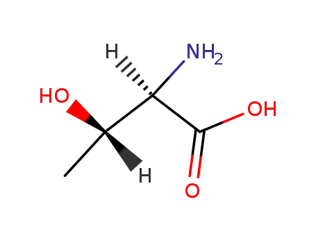 Molecular Structure of 632-20-2 (D-Threonine)