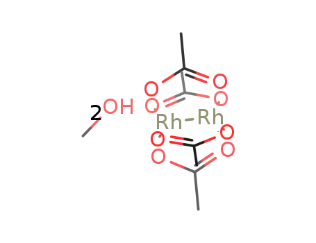 tetrakis(μ-acetato)-dirhodium(II)*dimethanol