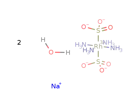 trans-Na[Rh(NH3)4(SO3)2]*2H2O