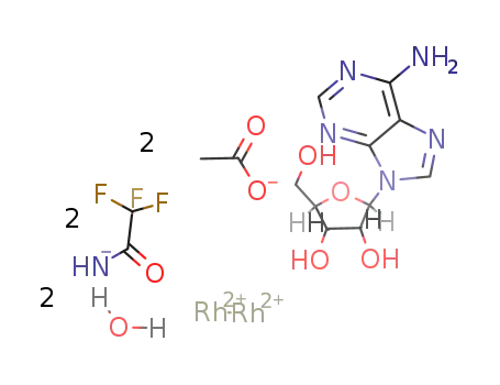 [Rh2(acetato)2(trifluoroacetamido)2(adenosine)]*2H2O