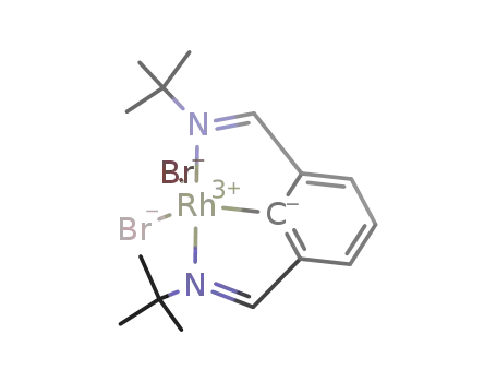 rhodium(III) κC,κN,κN'-bis(N-tert-butyl)isophthalaldimin-2-yl dibromide