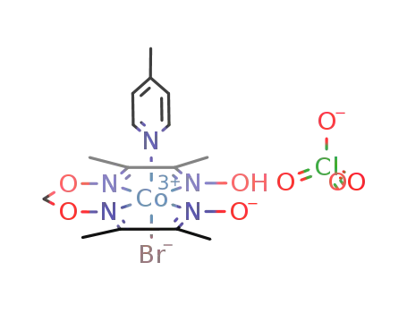HONC(CH3)C(CH3)NOCH2ONC(CH3)C(CH3)NOCo(NC5H4CH3)Br(1+)*ClO4(1-)=[HONC(CH3)C(CH3)NOCH2ONC(CH3)C(CH3)NOCo(NC5H4CH3)Br]ClO4