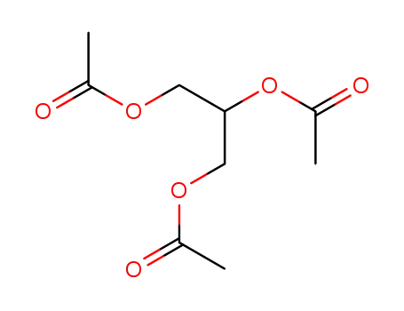 Molecular Structure of 102-76-1 (Triacetin)