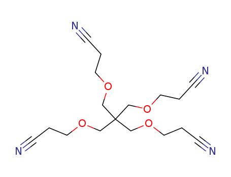 Propanenitrile,3,3'-[[2,2-bis[(2-cyanoethoxy)methyl]-1,3-propanediyl]bis(oxy)]bis- cas  2465-91-0
