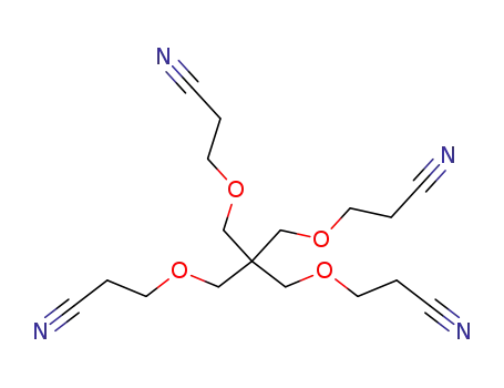 Molecular Structure of 2465-91-0 (Tetra(Cyanoethoxymethyl) Methane)