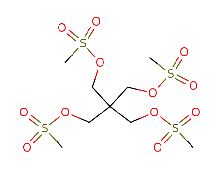 Molecular Structure of 7511-62-8 (3-[(methylsulfonyl)oxy]-2,2-bis{[(methylsulfonyl)oxy]methyl}propyl methanesulfonate)