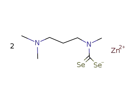 Zn(2+)*2Se2CN(CH3)(CH2)3N(CH3)2(1-) = [Zn(Se2CN(CH3)(CH2)3N(CH3)2)2]