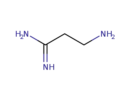 Molecular Structure of 51127-10-7 (Propanimidamide, 3-amino-)