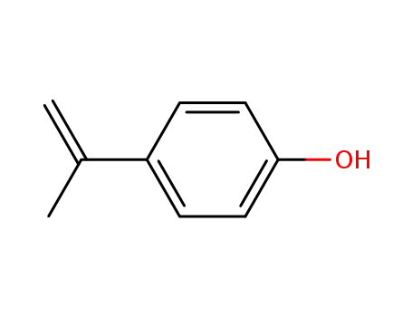 Molecular Structure of 4286-23-1 (4-Isopropenylphenol)