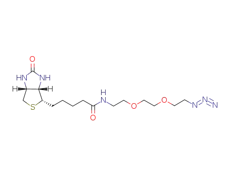 N-(2-(2-(2-azidoethoxy)ethoxy)ethyl)-5-((3aS,4S,6aR)-2-oxohexahydro-1H-thieno[3,4-d]imidazol-4-yl)pentanamide