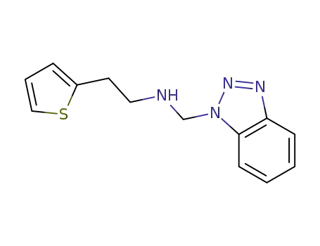 benzotriazol-1-ylmethyl-(2-thiophen-2-yl-ethyl)-amine