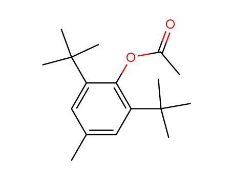 Phenol,2,6-bis(1,1-dimethylethyl)-4-methyl-, 1-acetate cas  29311-34-0