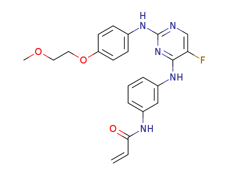 CC-292(AVL-292);CC-292,LMK-435;2-Propenamide,N-[3-[[5-fluoro-2-[[4-(2-methoxyethoxy)phenyl]amino]-4-pyrimidinyl]amino]phenyl]-