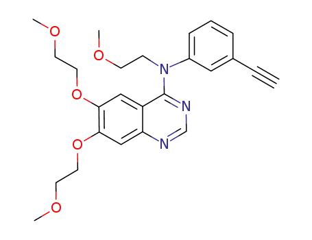 N-(3-ethynylphenyl)-6,7-bis(2-methoxyethoxy)-N-(2-methoxyethyl)quinazolin-4-amine