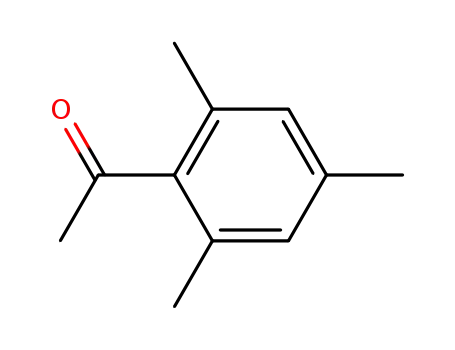 Molecular Structure of 1667-01-2 (2',4',6'-TRIMETHYLACETOPHENONE)