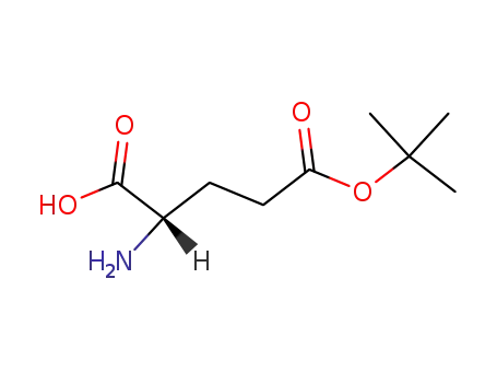 Molecular Structure of 2419-56-9 (L-Glutamic acid 5-tert-butyl ester)